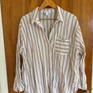 Old Navy Linen Button-Up Shirt
